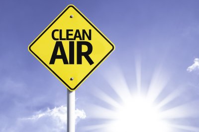 Clean air sign board