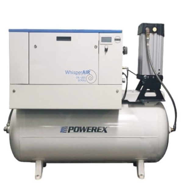 A Power EX Air Compressor Manufactured by D&D Compressor Inc. in San Jose, CA