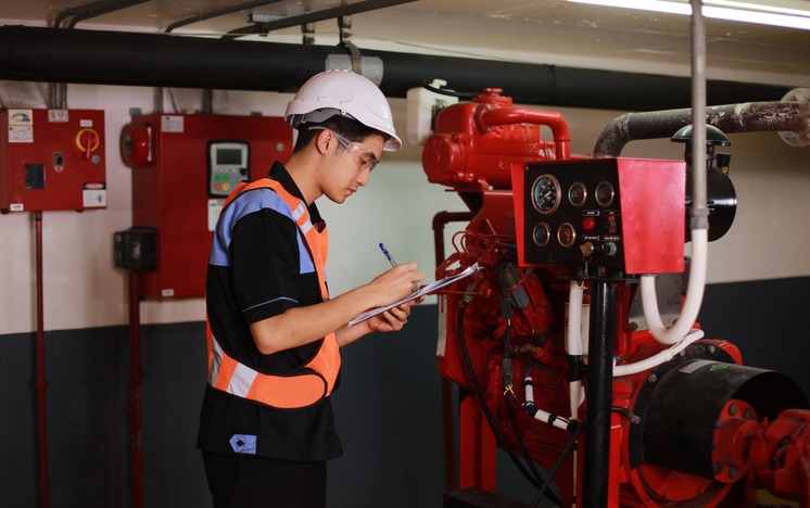 Engineer Control in the Machine Room and Looking to Monitor the Compressor